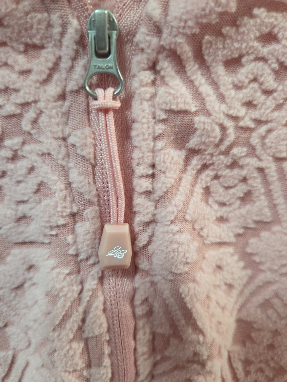 Eddie Bauer Dusty Pink Textured Half-Zip Fleece - Picture 3 of 6